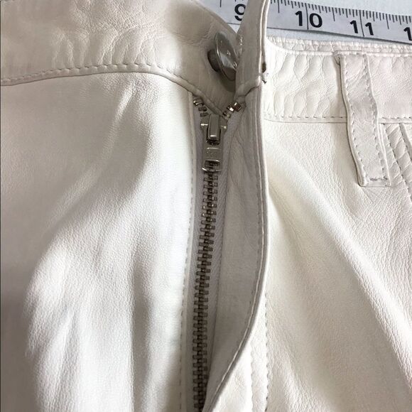 IRO Wirt Genuine Leather Skirt Size 38 - Picture 6 of 11